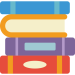 icon representation of a stack of books